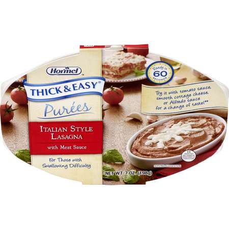 THICK & EASY Thick & Easy Puree Italian Style Beef Lasagna 7 oz., PK7 60744